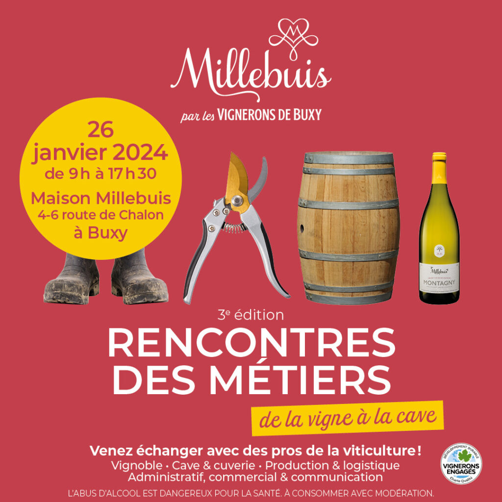 RENCONTRES DES MÉTIERS DE LA VIGNE À LA CAVE À BUXY